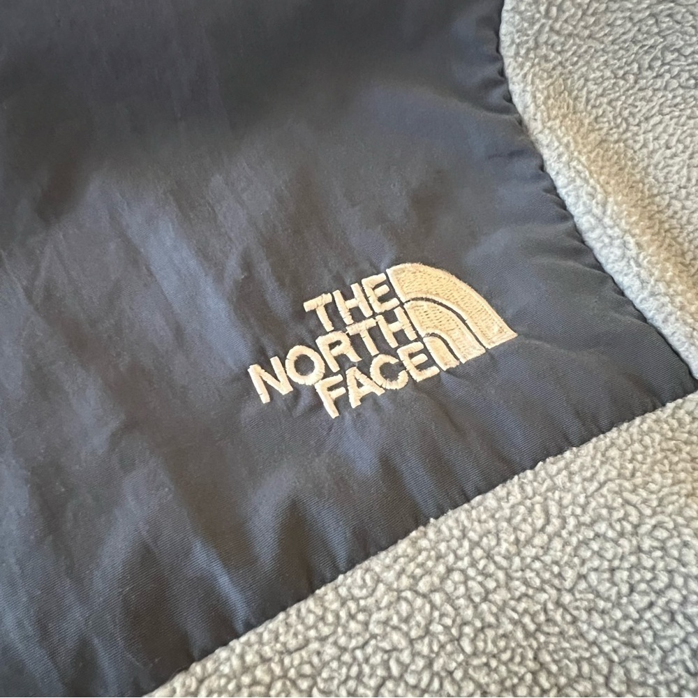 THE NORTH FACE Powder Blue Thick Fleece Jacket Long Sleeve Zip Up XS Polartech - Picture 13 of 15
